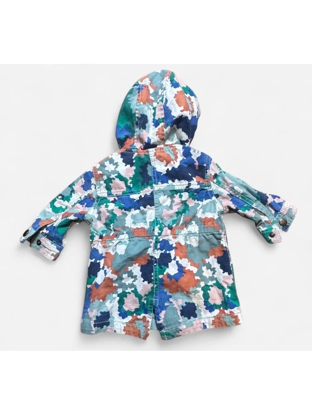 Gymboree watercolor camo hooded utility jacket 2015